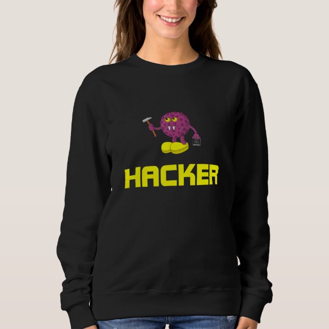 Hacker for a computer engineer t shirt (Framsida)