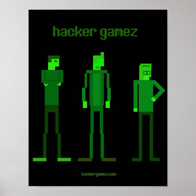 Hacker Gamez Poster (Framsidan)