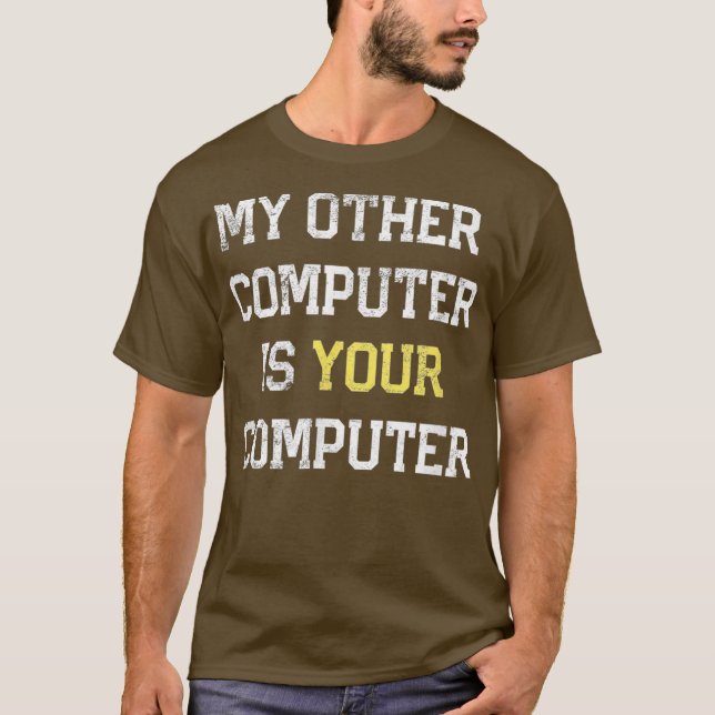 Hacker Hacking Programmer Linu Gift Hackers T Shirt (Framsida)