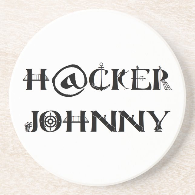 hacker johnny underlägg (Framsidan)