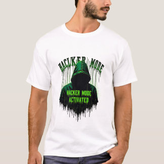 Hacker-läge aktiverat | Cyberpunk Stil T Shirt