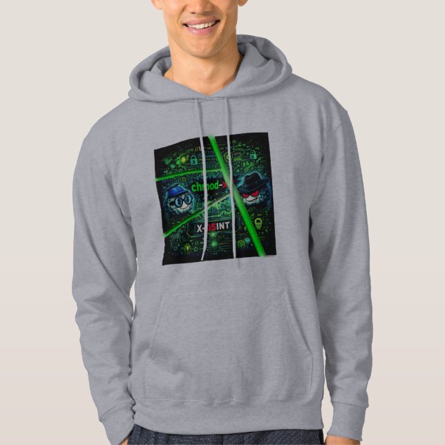Hacker mood hoodie (Framsida)