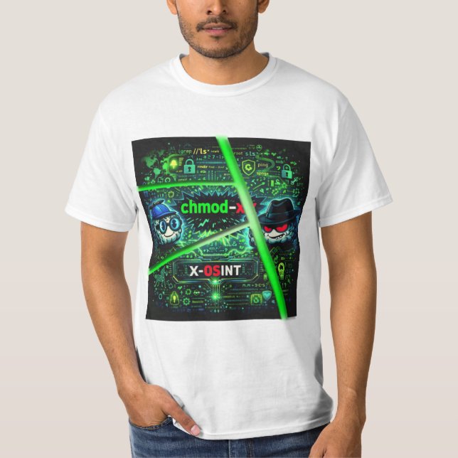 Hacker mood t shirt (Framsida)