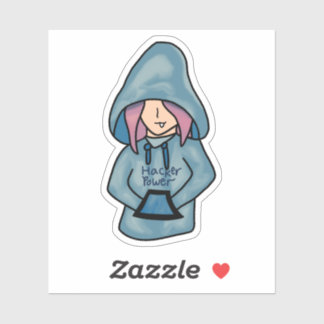 Hacker Power Klistermärken
