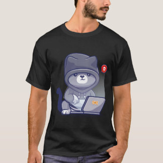 hacker programmerare cat t shirt