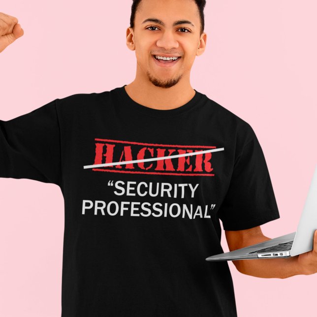 Hacker Security Professionell Funny Programmer Gif T Shirt (Skapare uppladdad)