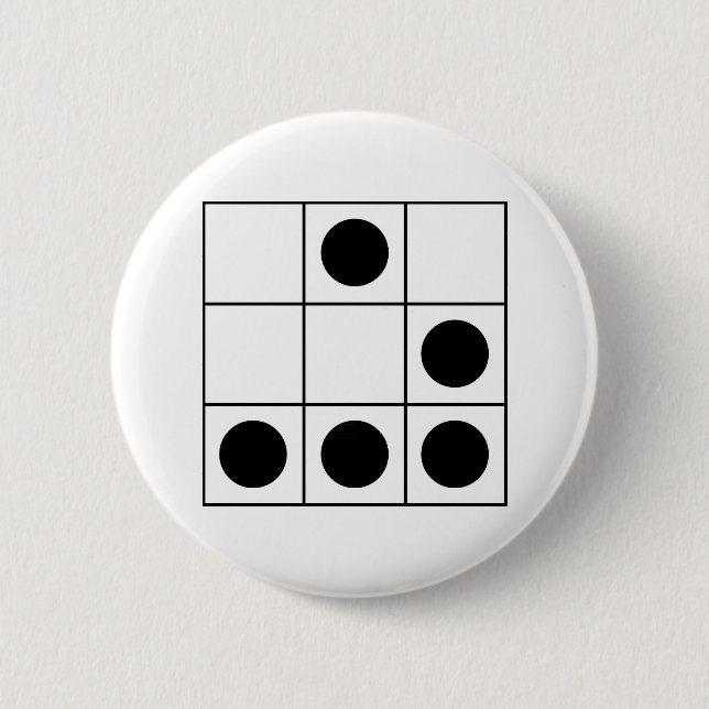 "HackerEmblem för gilderen" Knapp (Framsida)