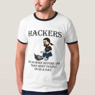 Hackers 4am (a-r) tee shirt