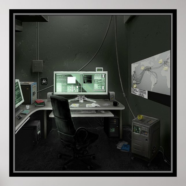 Hacker's Lair Poster (Framsidan)