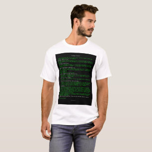 Hacker's manifesto t shirt
