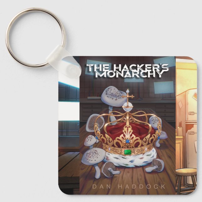 Hacker's Monarchy: Keychain Nyckelring (Framsida)