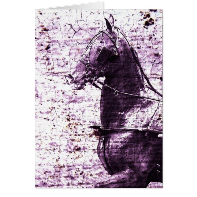 Hackey Crackle Digital Art Hälsningskort (Framsidan)