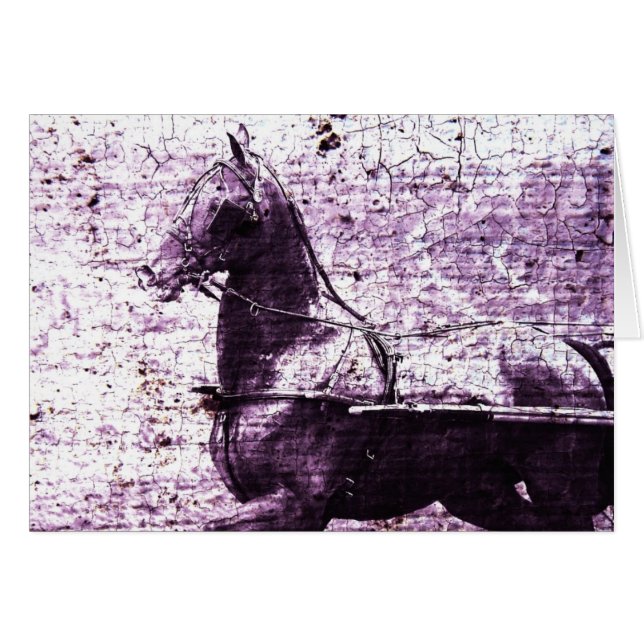 Hackey Crackle Digital Art Hälsningskort (Framsidan Horizontal)