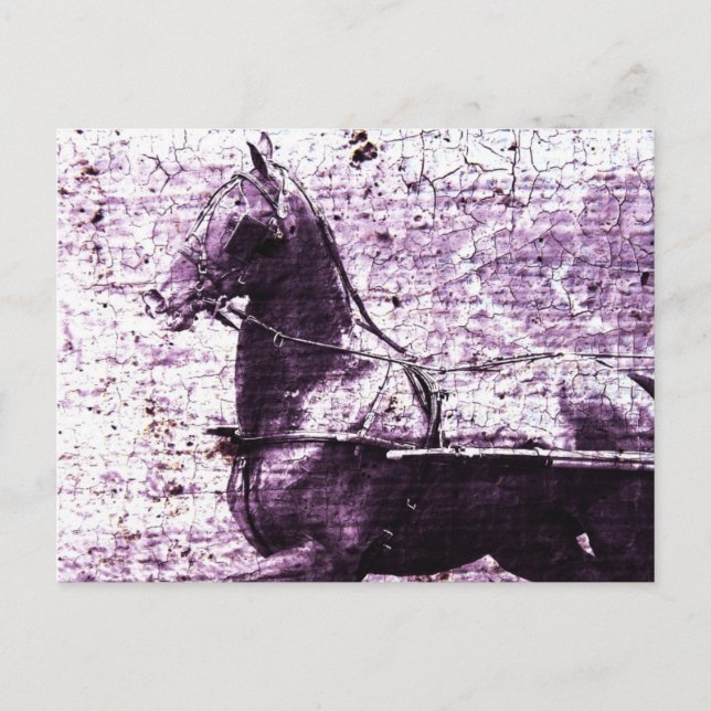 Hackey Crackle Digital Art Vykort (Framsida)