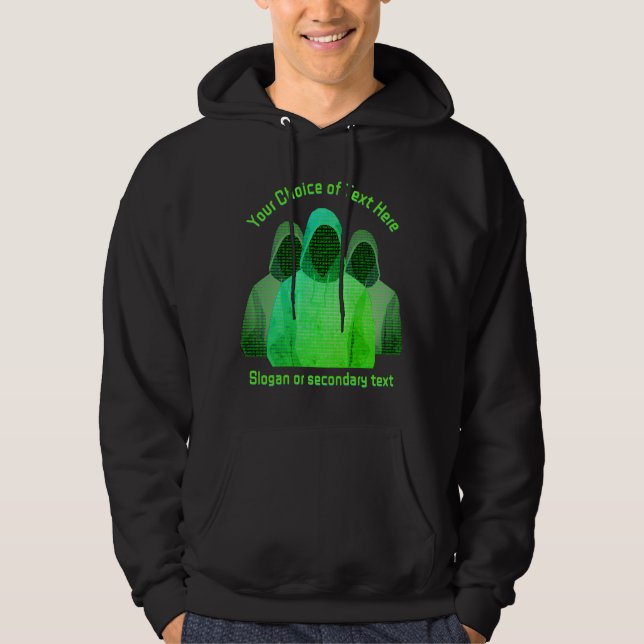 Hacking Event - Pen Testers eller Cyber Criminals Hoodie (Framsida)
