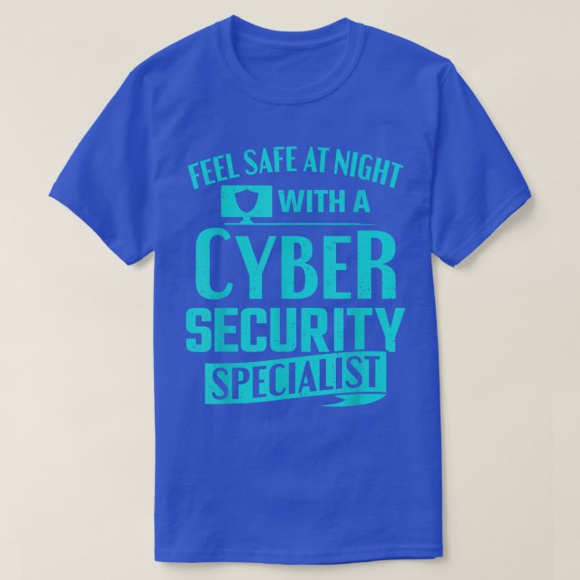 Hacking Feel Safe At Night With A Cybersecurity Ha T Shirt (Design framsida)