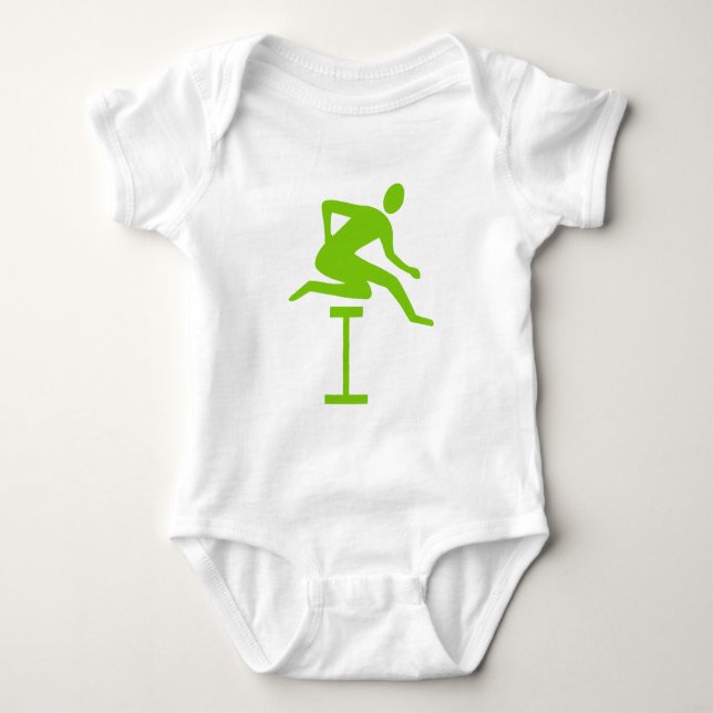 Häcklöpning - Marsgrön T-shirt (Framsida)