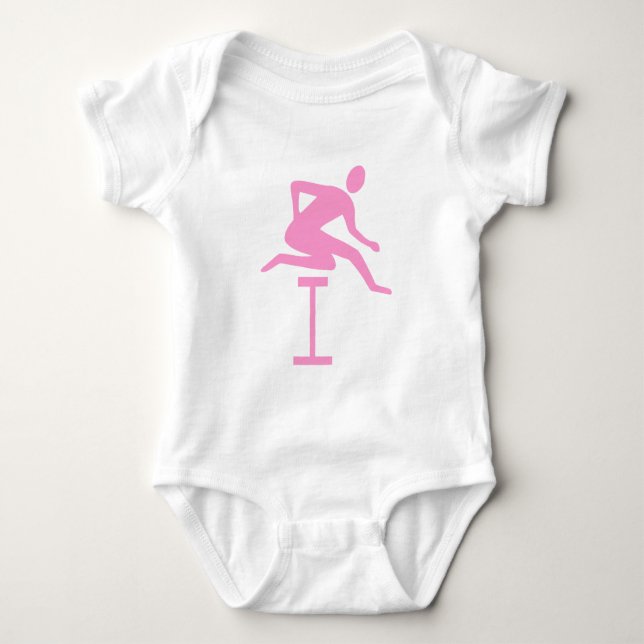 Häcklöpning - Rosa T-shirt (Framsida)