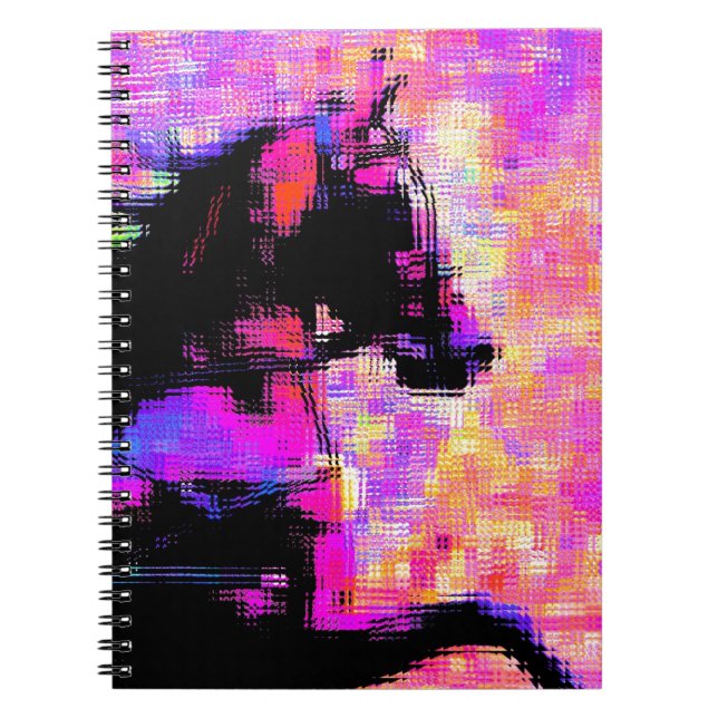 Hackney i Harness Anteckningsbok Med Spiral (Framsidan)