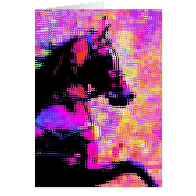 Hackney i Harness Hälsningskort (Framsidan)