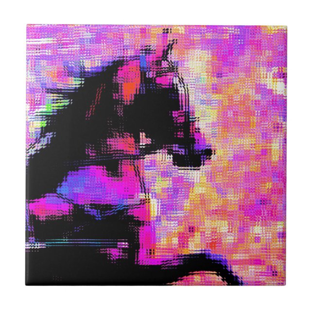 Hackney i Harness Kakelplatta (Framsidan)