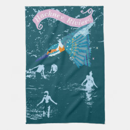 Hackney Riviera tea towel Kökshandduk