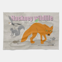 Hackney vilda djur te towel