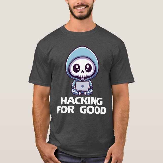Hackning för Bra etisk hacker cybersecurity T Shirt (Framsida)
