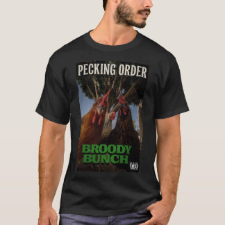 Hackordning Kyckling Rap Grupp T-Shirt