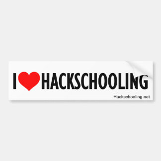 Hackschooling bildekal