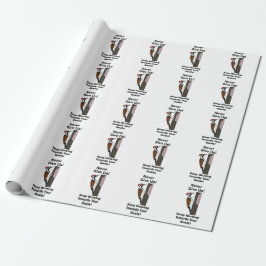 Hackspett Aldrig Ge Upp Inspirerande Presentpapper