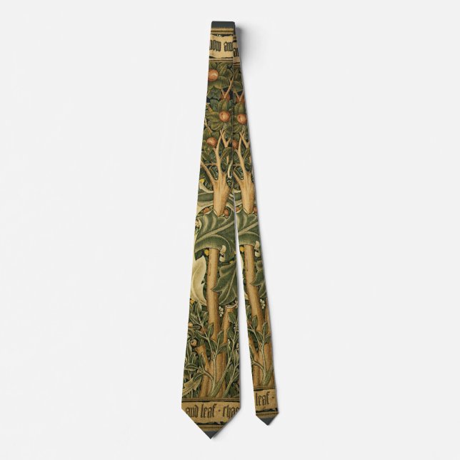 Hackspett av William Morris, Vintage Textilkonst Slips (Framsida)