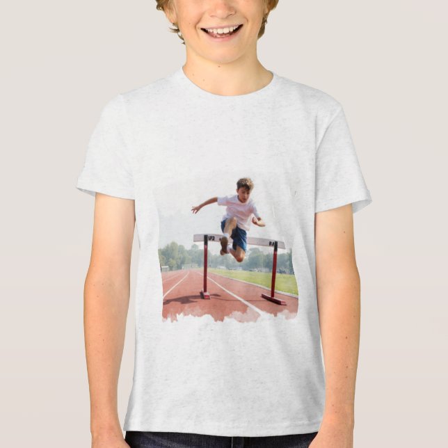 häckspringare pojke t shirt (Framsida)
