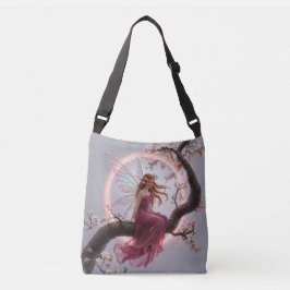 Hada mágica entre flores de cerezo – Ilustración d Axelväska