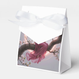 Hada mágica entre flores de cerezo – Ilustración d Presentaskar