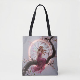 Hada mágica entre flores de cerezo – Ilustración d Tygkasse