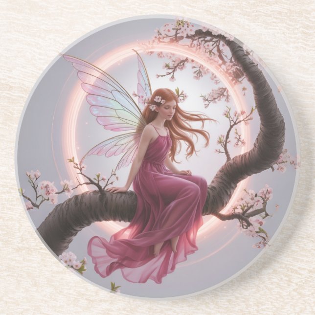 Hada mágica entre flores de cerezo – Ilustración d Underlägg (Framsidan)