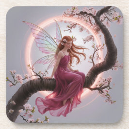 Hada mágica entre flores de cerezo – Ilustración d Underlägg