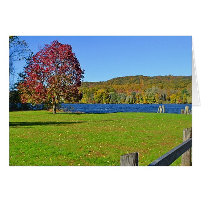 Haddam Meadows Notecard Hälsningskort (Framsidan Horizontal)