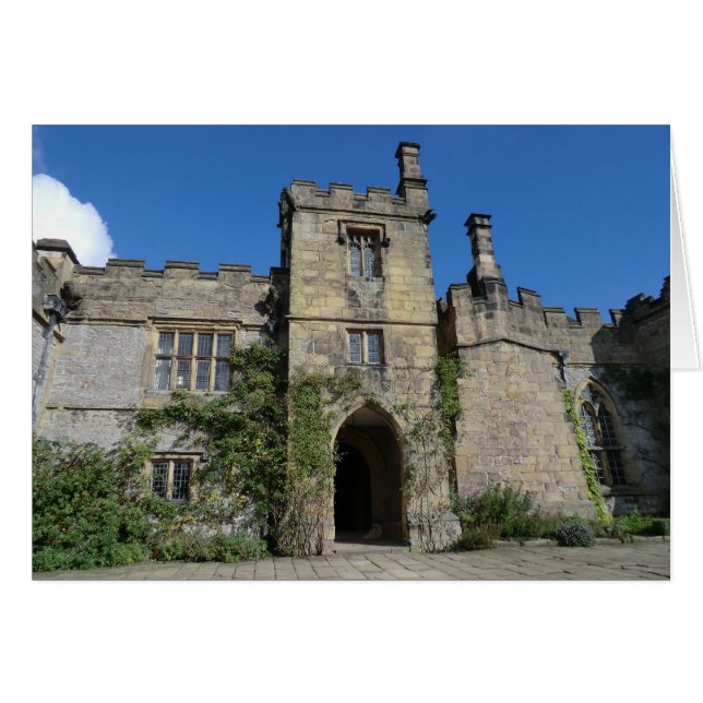 Haddon Hall Hälsningskort (Framsidan Horizontal)
