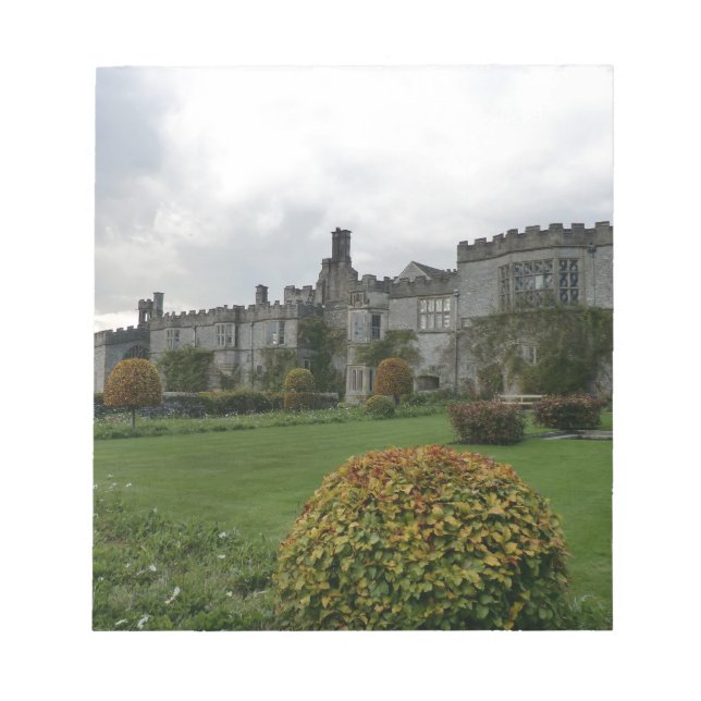 Haddon Hall och Gardens Anteckningsblock (Framsida)