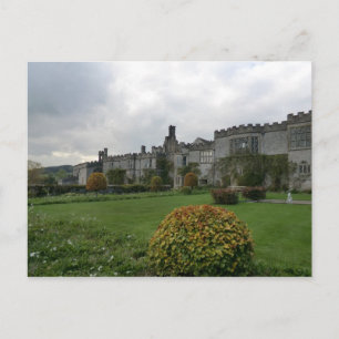 Haddon Hall och Gardens Vykort