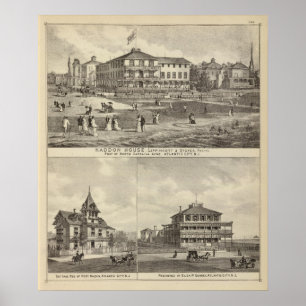 Haddon House- och Kaighn- och Gurney-bostäder Poster