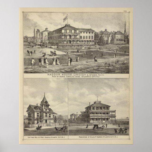 Haddon House- och Kaighn- och Gurney-bostäder Poster (Framsidan)