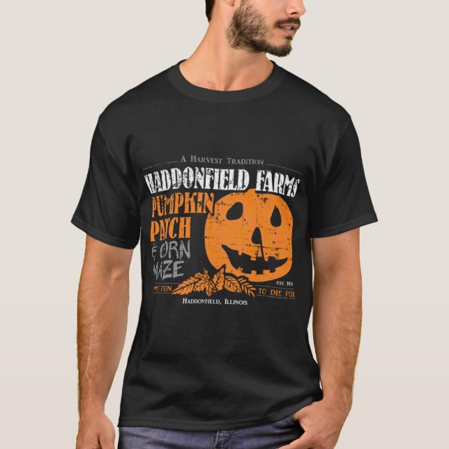 Haddonfield Farms Pumpafält T Shirt (Framsida)