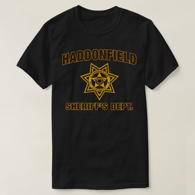 Haddonfield Sheriffs Department TS TShirt T Shirt (Design framsida)
