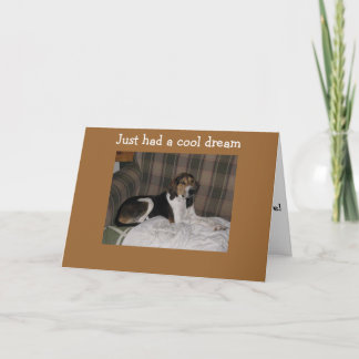 HADE EN DREAM DU ÄR 40! INTE JAG! KORT