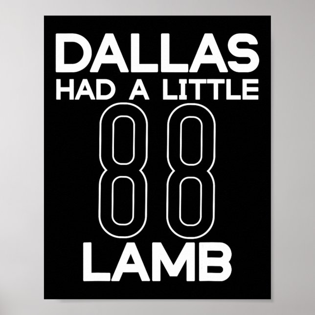 Hade lite lamm poster (Framsidan)