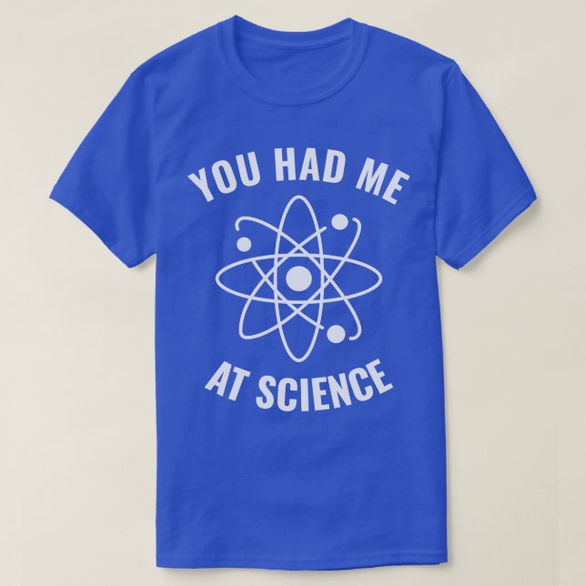 Hade mig på Science Funny Science Geek 2 T Shirt (Design framsida)