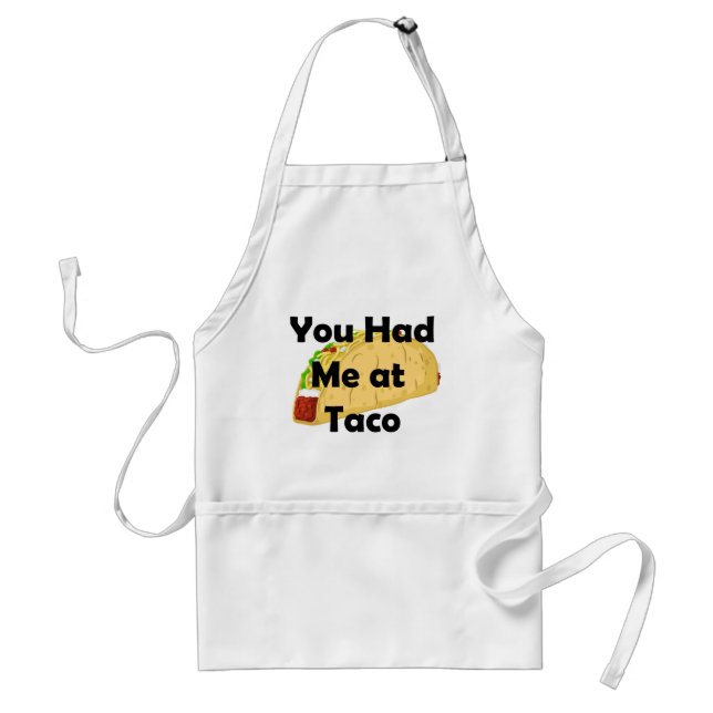 Hade mig på Taco Apron Förkläde (Framsidan)